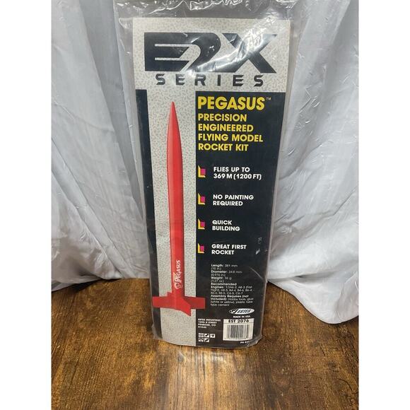 Estes E2X Series Flying Model Rocket Pegasus Rocket - EST 2076 New Sealed - Picture 3 of 10